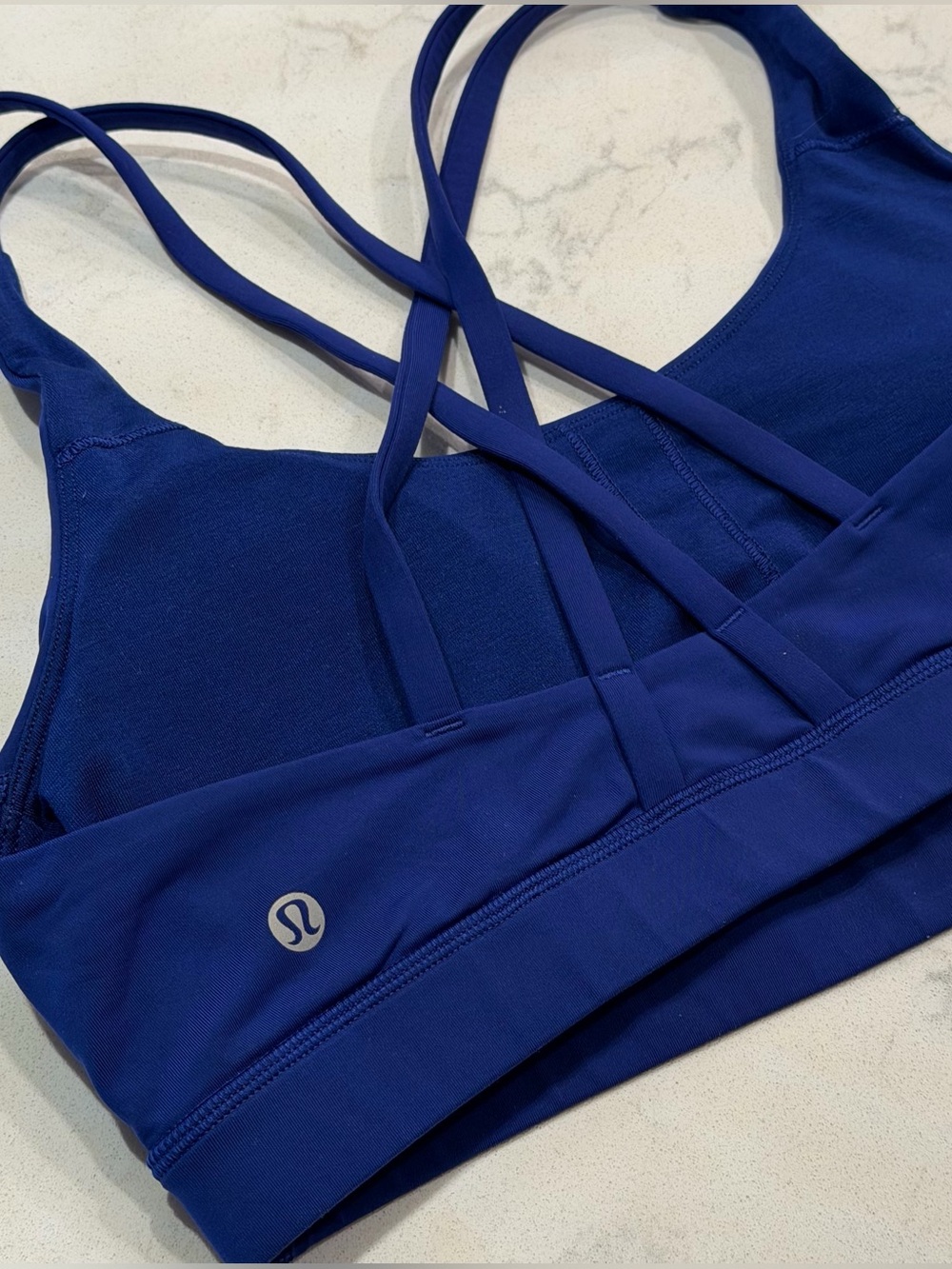 lululemon athletica Strappy Back Sports Bra - Royal Blue